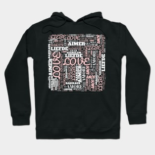 Love, said in different languages with the same feeling Hoodie